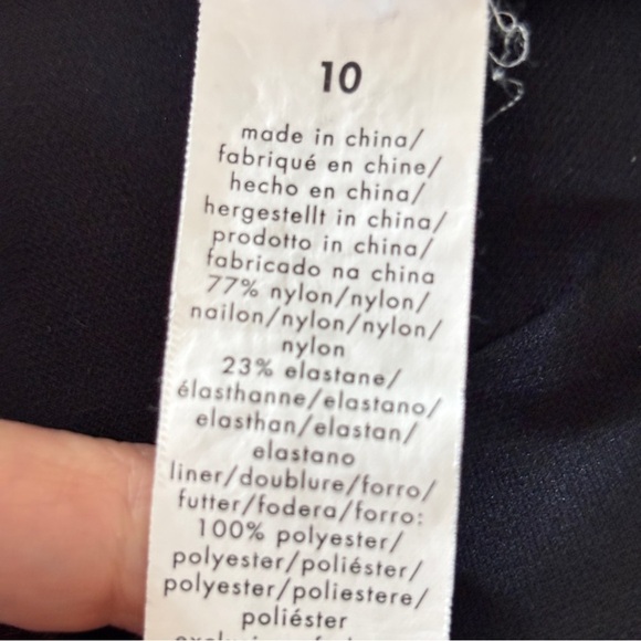 Calvin Klein Pleated One Piece Swimsuit Brown Slimming Size 10 Silver Logo Swim - Picture 13 of 14